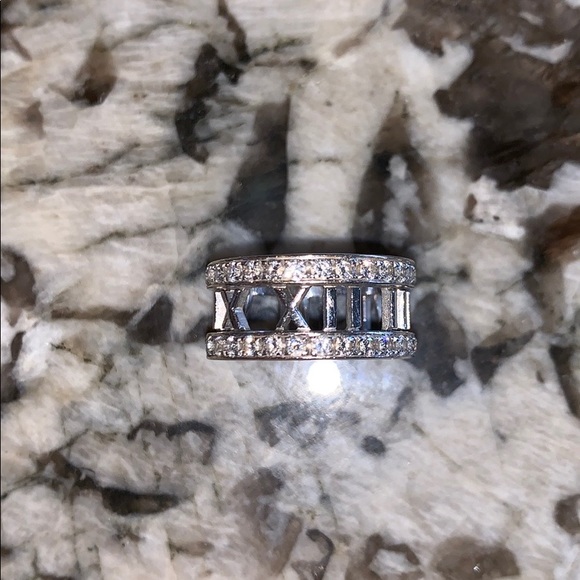 Tiffany & co 18k white gold ring 5.5 - Picture 7 of 8